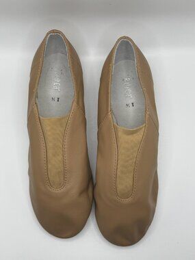 Brand New (NWT) Bloch Super Jazz Shoes Tan Child 1.5 Leather 🤎
